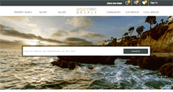 Desktop Screenshot of goldcoastonsale.com